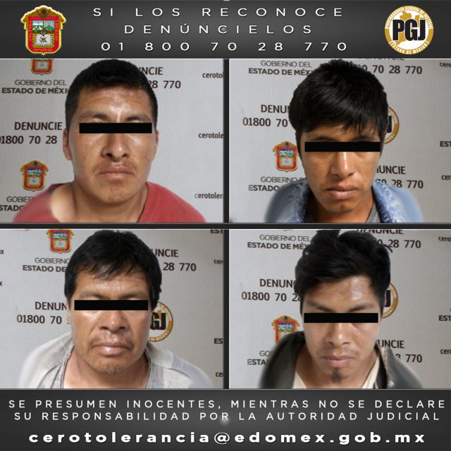 DETIENEN A 4 SUJETOS POR EL SECUESTRO DE UNA MENOR EN EDOMEX Reporteros ...